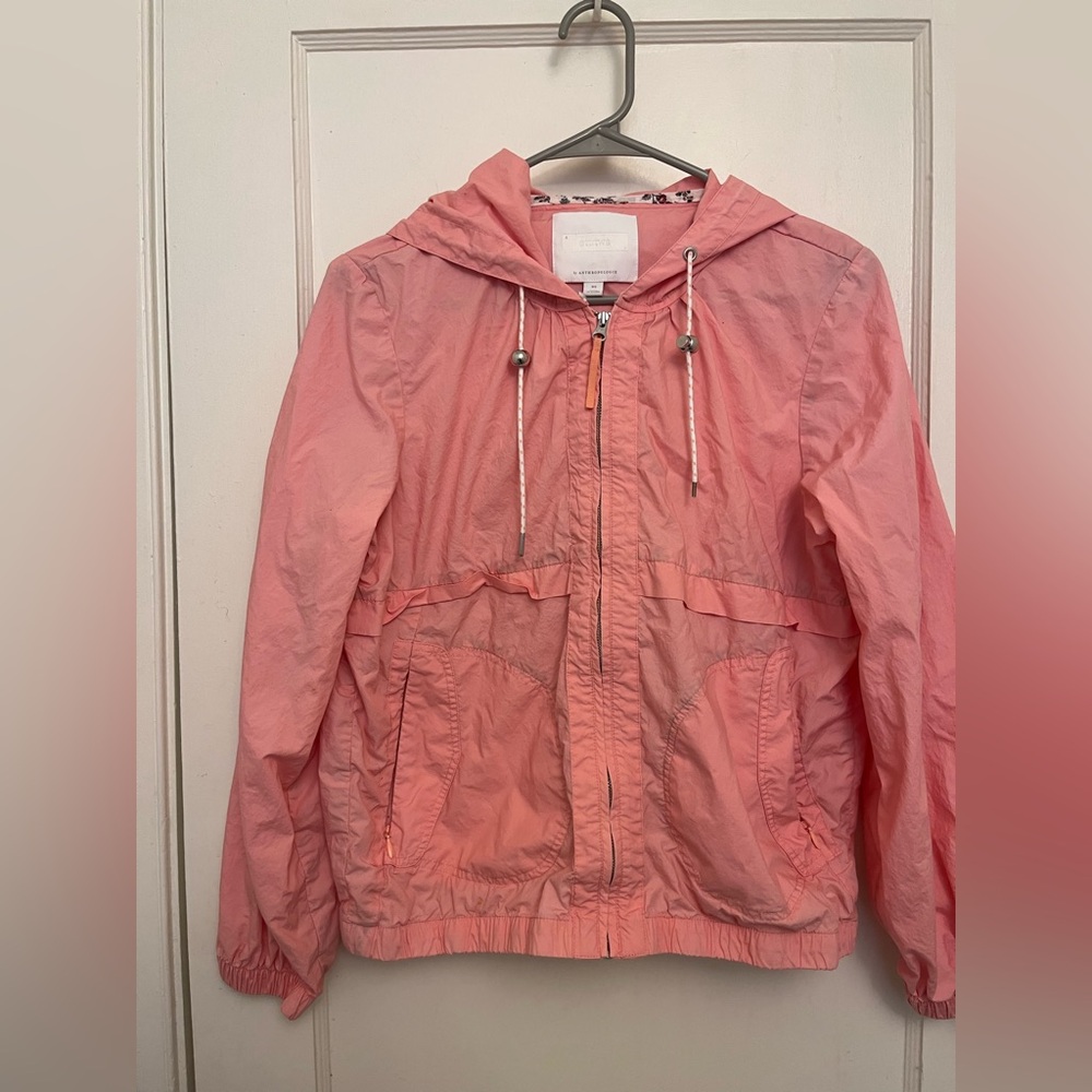 Ett:twa by Anthropologie Pink Sporty Anorak
